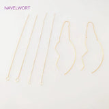 Long Ear Wire Earring Accessories High Tassel Findings DIY Jewelry Making