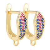 DIY Women's Earring Making Accessories Supplies Silver Earwire Fixture Lever