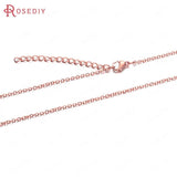 5PCS 1.6MM Stainless Steel Necklace Chains