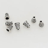 100pcs Antique Silver Cone Bead Caps 7x5mm DIY Jewelry Making