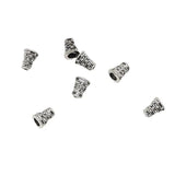 100pcs Antique Silver Cone Bead Caps 7x5mm DIY Jewelry Making