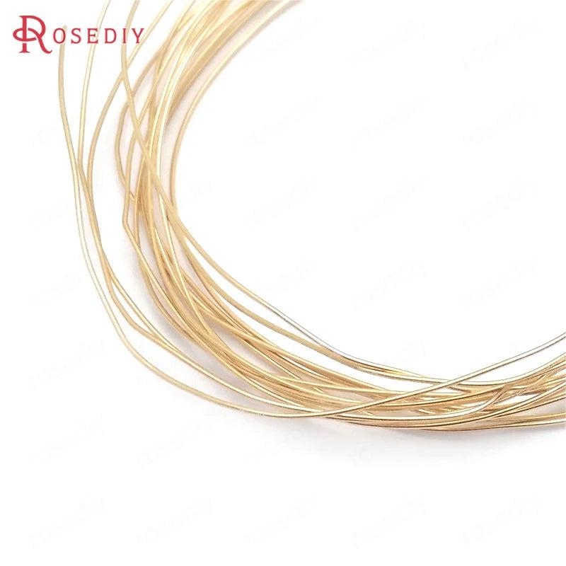 24K Brass Metal Wire for High Jewelry Accessories