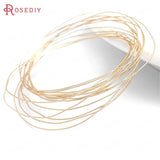 24K Brass Metal Wire for High Jewelry Accessories
