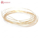 24K Brass Metal Wire for High Jewelry Accessories