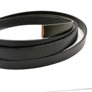 Aaazee 1 Yard 10mmx2mm Coated Cow Hide Leather Strip