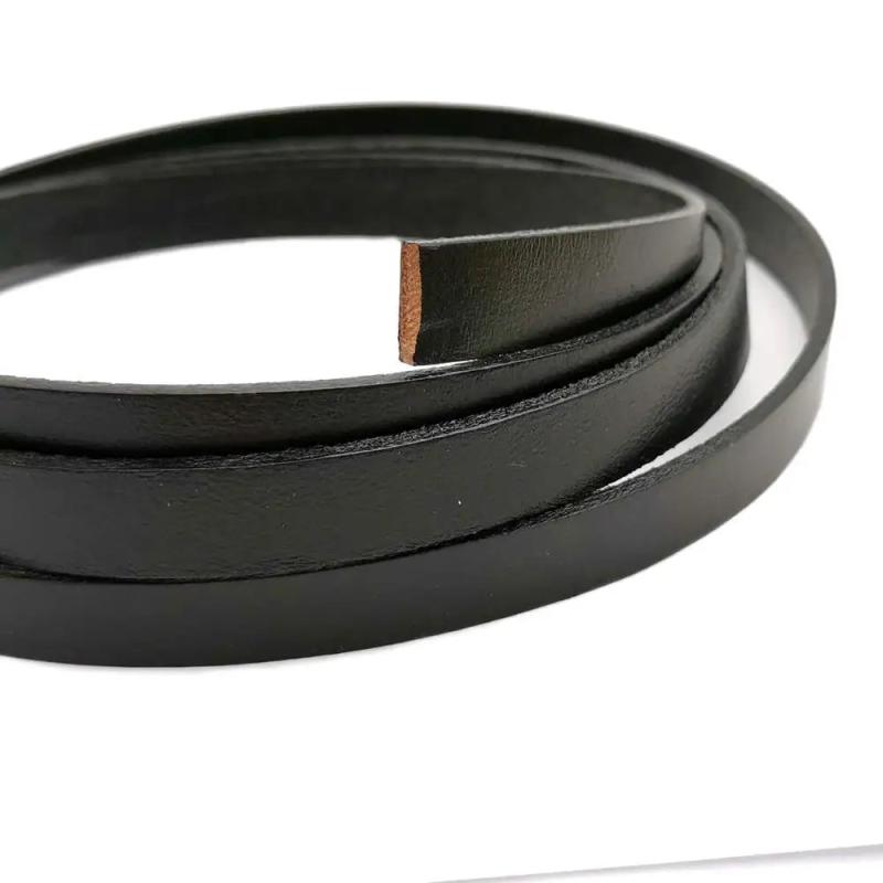Aaazee 1 Yard 10mmx2mm Coated Cow Hide Leather Strip