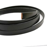 Aaazee 1 Yard 10mmx2mm Coated Cow Hide Leather Strip