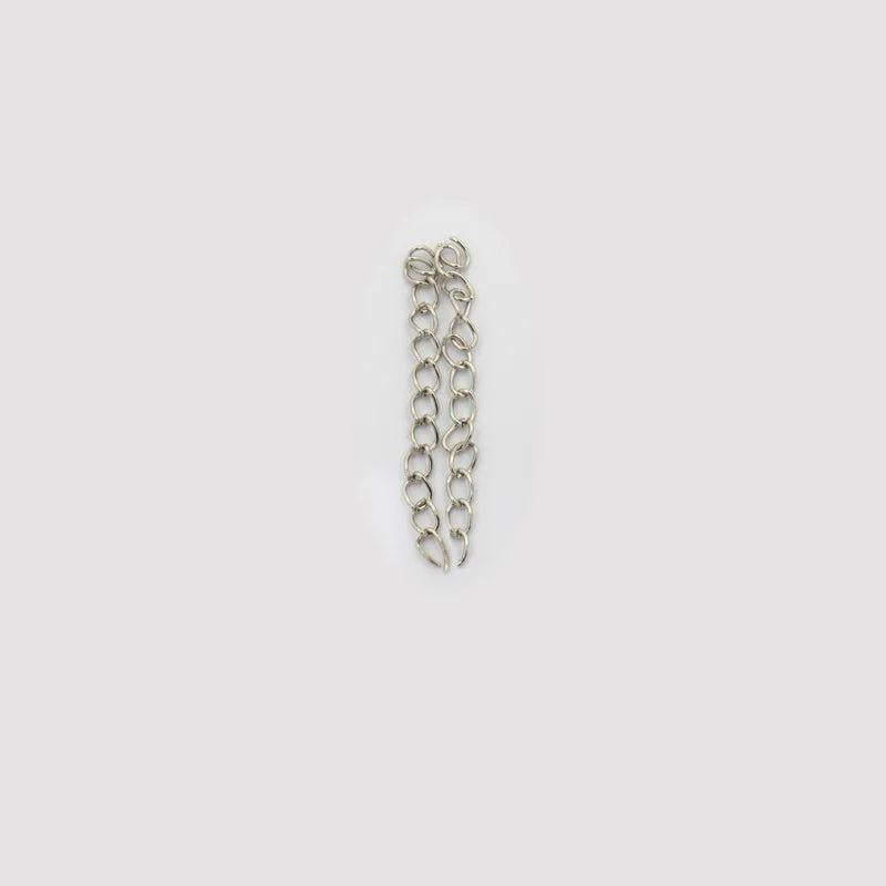 5/7cm KC Silver Chain for Jewelry Making Necklace Bracelet