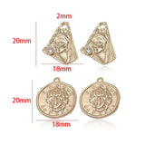 14K Plated Brass Charms Pendants Jewelry Making Supplies