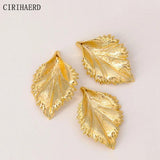 Leaf Shaped Spacer Beads for DIY Jewelry Making