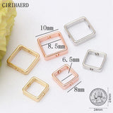 14K Plated Brass Beads Set Double Hole DIY Jewelry Making Supplies