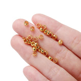 100pcs 1.5-4mm Stopper Spacer Beads Stainless Steel for Jewelry Making