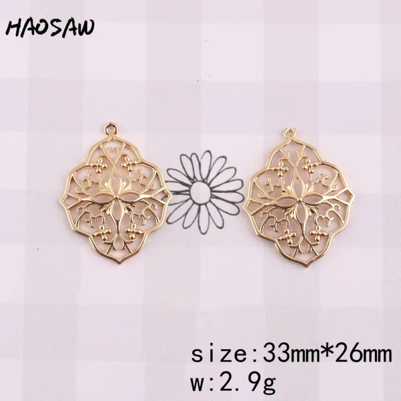 4Pcs/Lot Hollow Charm/Hat Classical Design/Cooper/Jewelry Accessories