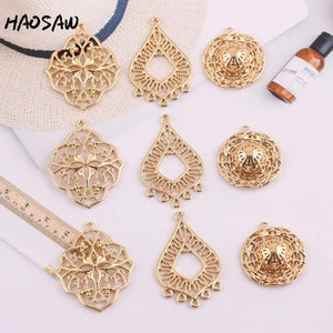 4Pcs/Lot Hollow Charm/Hat Classical Design/Cooper/Jewelry Accessories