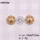 4Pcs/Lot Hollow Charm/Hat Classical Design/Cooper/Jewelry Accessories
