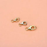 5PCS S925 Sterling Silver Lobster Clasp Spring Buckle DI