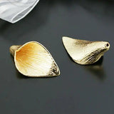 6PCS 24K Brass Flower Tassel Caps Diy Jewelry Findings