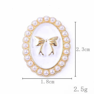 5pcs Crystal Rhinestone Button DIY Decoration Jewelry Accessories