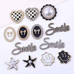 5pcs Crystal Rhinestone Button DIY Decoration Jewelry Accessories
