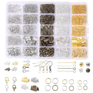 Alloy Jewelry Making Set with Tools and Supplies