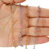 Stainless Steel Love Heart Chains for Jewelry Making