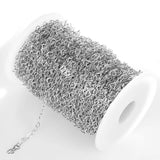 1 Meter Heart Chains DIY Bracelet Necklace Making Bulk Accessories