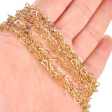 1 Meter Heart Chains DIY Bracelet Necklace Making Bulk Accessories