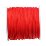 Red Nylon Cord Beading Thread Chinese Knot Macrame Cord Bracelet
