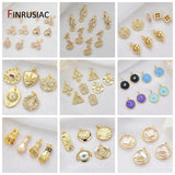 14K Gold-Plated Mini Animals Pendant, Jewelry Making Accessories