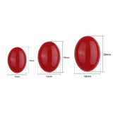 10PCS Natural Jade Cabochons 10x14/13x18/18x25mm Oval Red/Green/Yellow