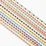 1 Meter Gold Wire Wrapped Rosary Chain Beads for Jewelry Making