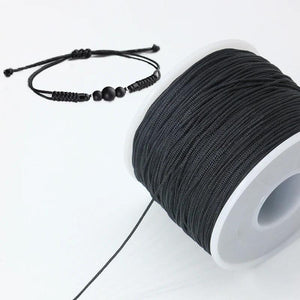 120 Yards Macrame Rope 0.6mm Nylon Thread for Jewelry Making