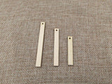 Unfinished Wood Tiny Geometric Earring Pendant DIY Kit