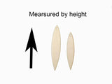Unfinished Wood Tiny Geometric Earring Pendant DIY Kit