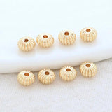 20PCS 4MM 5MM Brass Square Beads Spacer Bracelet High DIY Jewelry