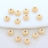 20PCS 4MM 5MM Brass Square Beads Spacer Bracelet High DIY Jewelry