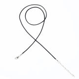 20pcs 1.5mm Wax Cord Necklace 55cm+5cm Extender DIY Jewelry Findings