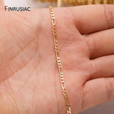 14K Plated Copper Metal Cable Chain for Jewelry Making DIY Necklace Bracelet