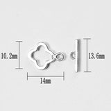 925 Silver Clasps Buckle Connectors OT Clasps