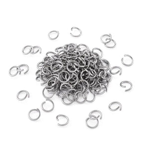 1000pcs 304 Stainless Steel Jump Rings Metal Jewelry Findings DIY Supplies