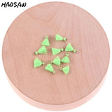 10MM 20Pcs Mini Earrings Tassels Cotton Pendant DIY Jewelry Findings