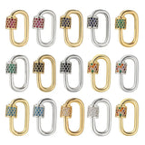 Spring Locks Lobster Screw Carabiner Clasps for DIY Jewelry Making