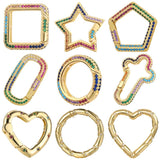 Spring Locks Lobster Screw Carabiner Clasps for DIY Jewelry Making