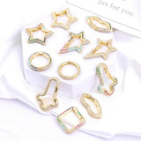 Spring Locks Lobster Screw Carabiner Clasps for DIY Jewelry Making