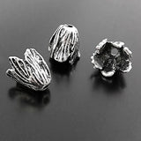 10PCS Antique Bronze Leaf Beads Caps Tassel Caps DIY Jewelry Findings