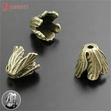 10PCS Antique Bronze Leaf Beads Caps Tassel Caps DIY Jewelry Findings