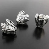 10PCS Antique Bronze Leaf Beads Caps Tassel Caps DIY Jewelry Findings