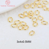5g 3x4x0.5MM 5x7x0.8MM Jump rings Split rings Jewelry