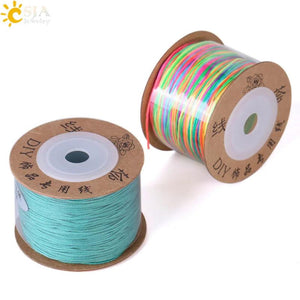 CSJA 90M 17 Nylon Cord for DIY Jewellery Making