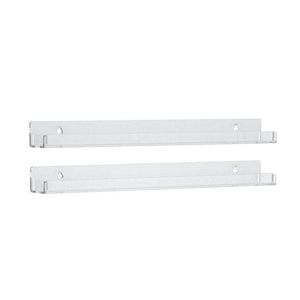 2Pcs Acrylic Nail Polish Wall Organizer Hanging Display Holder